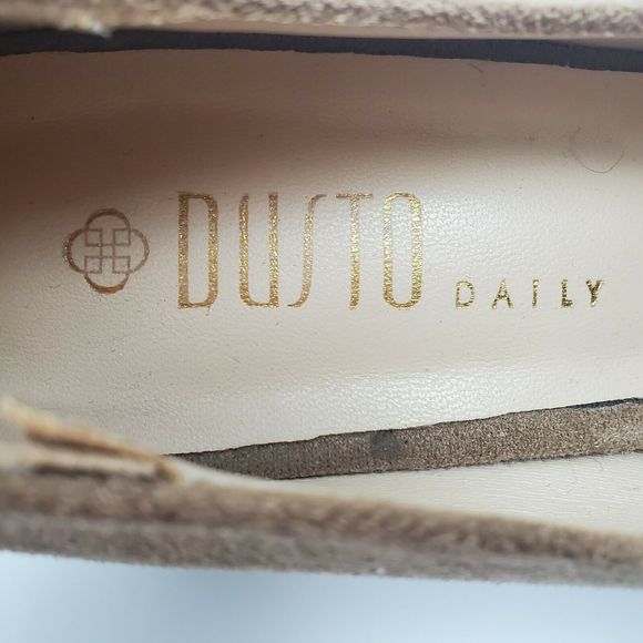 Dusto Faux Suede Block Mary Jane Heel 36/6 EUC - Picture 5 of 8